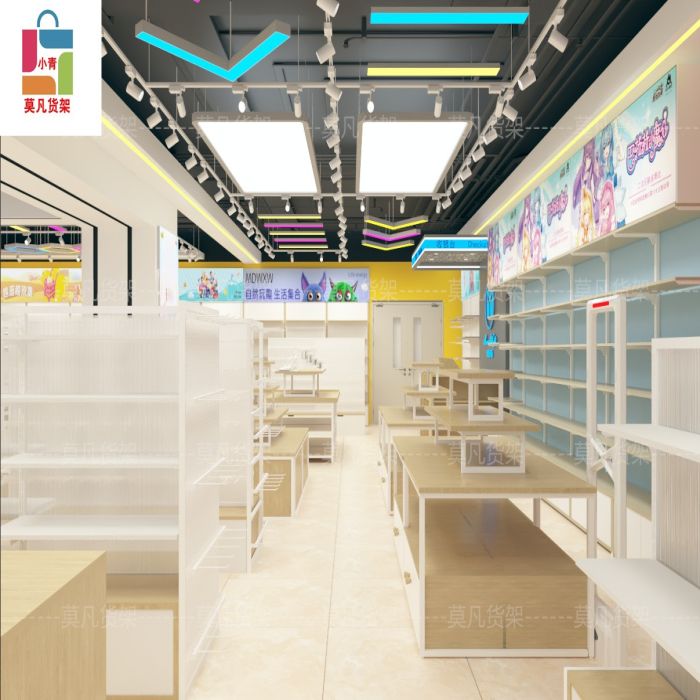 十元店货架策划动线设计联动布局