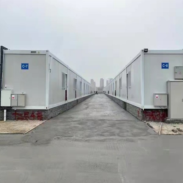 集装箱活动房彩钢房安特钢构集装箱房现场安装