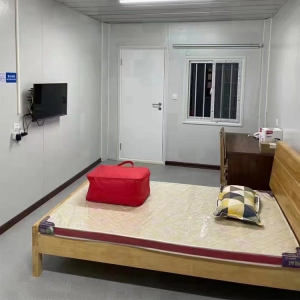 工地景区办公室双层设计岩棉打包箱玻璃幕墙打包