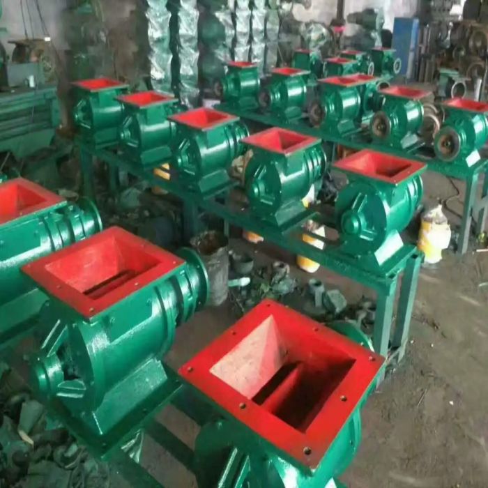 不锈钢304叶轮旋转阀防卡防堵旋转星型卸灰阀链条式放料阀