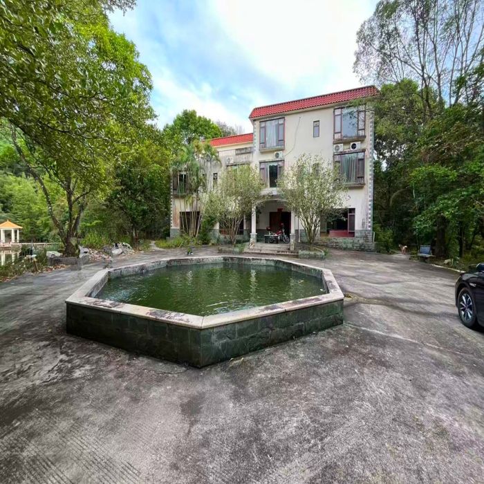 从化区太平镇360亩庄园鱼塘民宿度假山庄整体转让